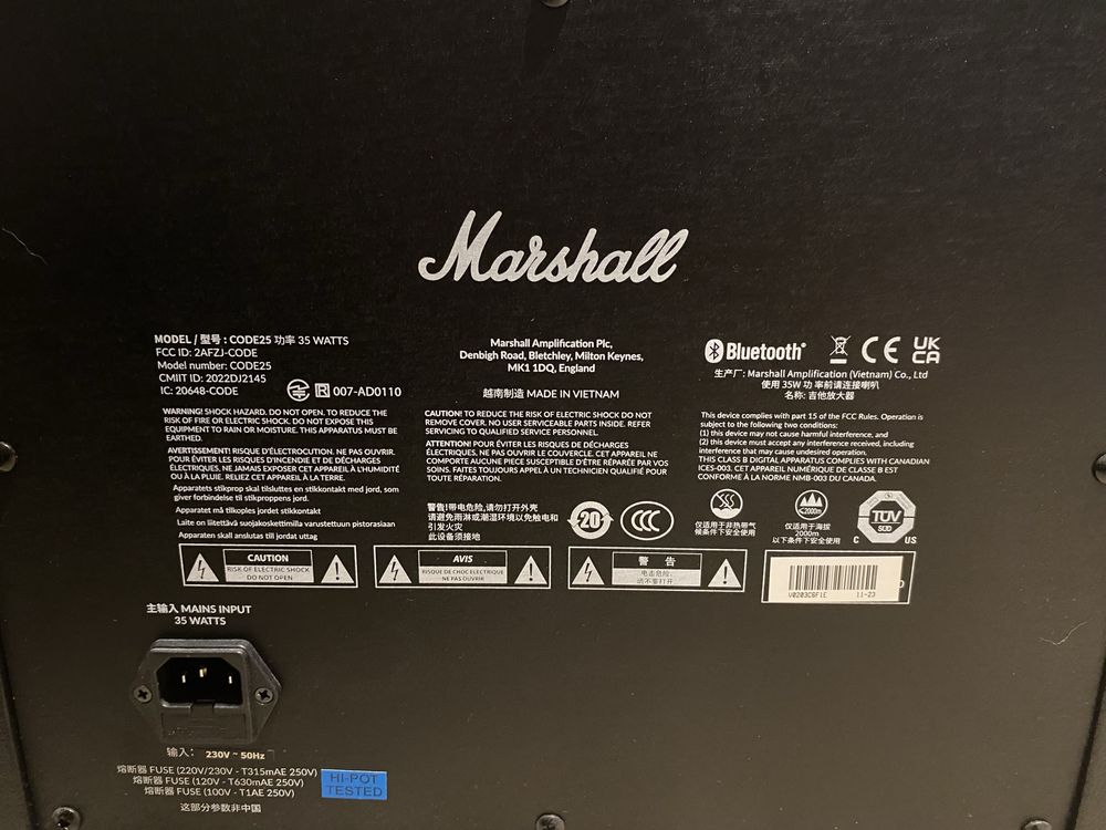 Wzmaciacz Marshall CODE 25