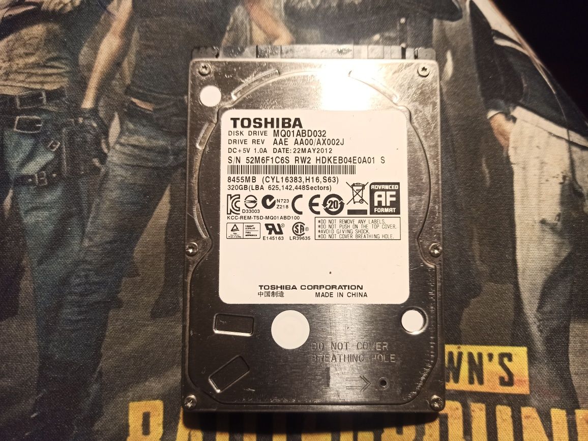 Жорсткий диск 320 Gb Toshiba