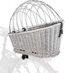 TRIXIE Kosz rowerowy dla psa do 8 kg, wiklinowy
