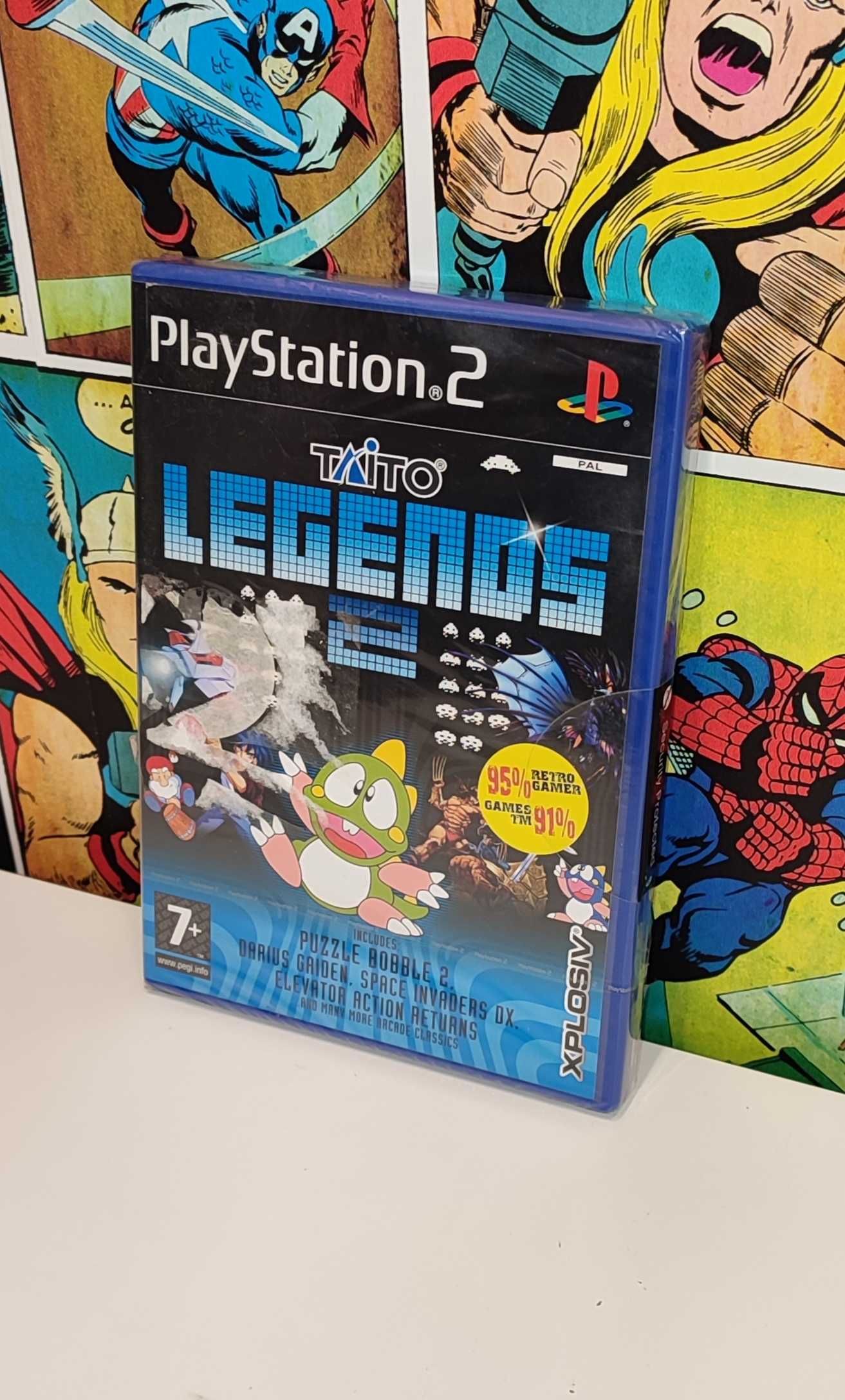 Gra Taito Legends 2 UNIKAT Nowa Folia Ps2 PlayStation 2 Szczecin