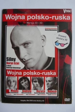 NOWE Wojna polsko ruska - film DVD, książka oraz okulary 3D