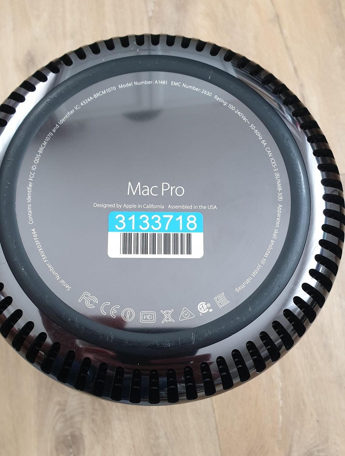 Mac Pro 6,1 2017r. (2013)