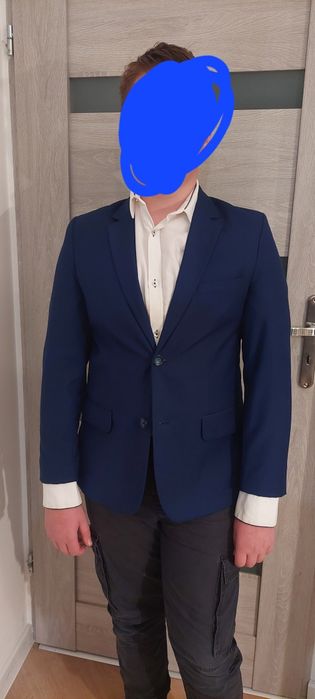 Garnitur granatowy 158