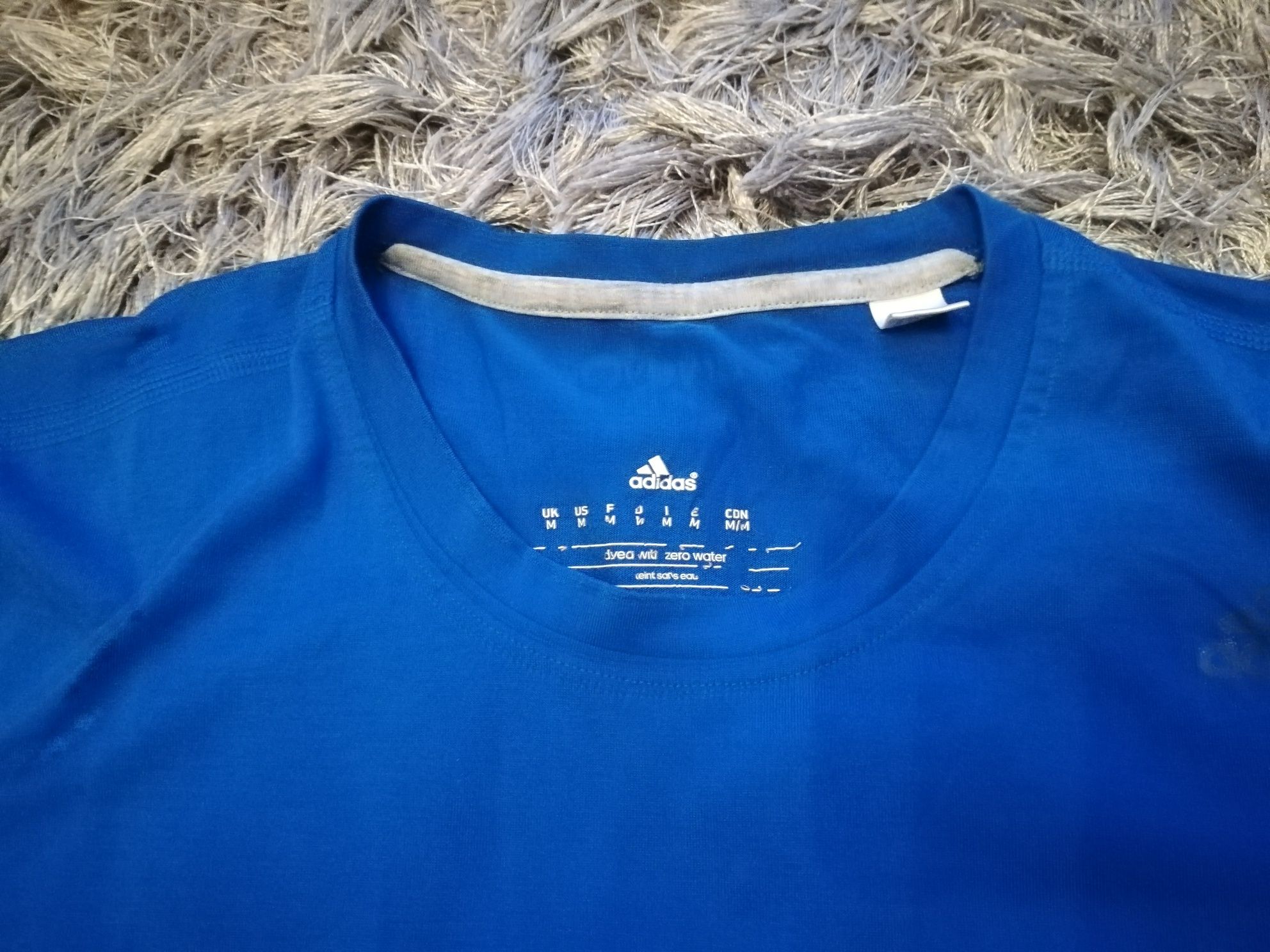 Koszulka, tshirt, Adidas, niebieska, M