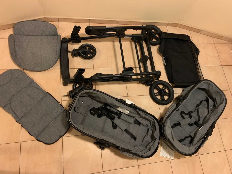 Детская коляска для двоих детей (двойни) Hauck Atlantic Twin