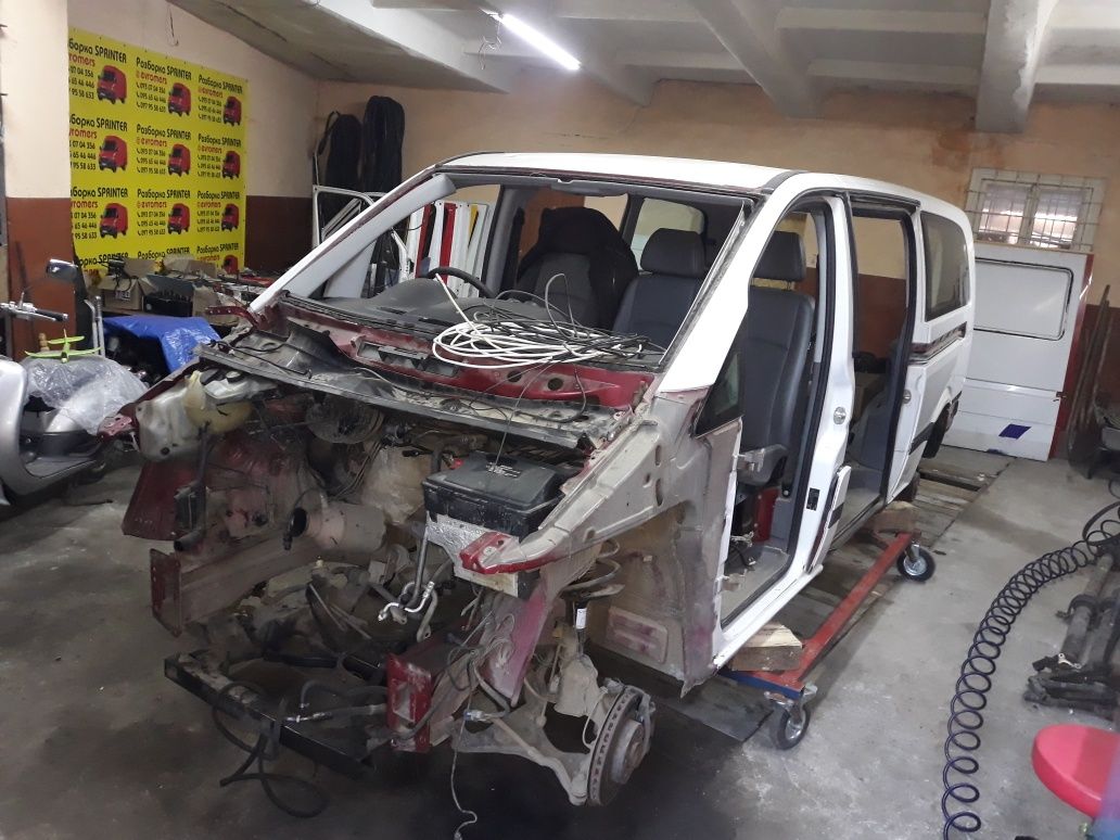 Кузов mercedes vito 639 extra long четверть, ланжерон, бочина, крыша