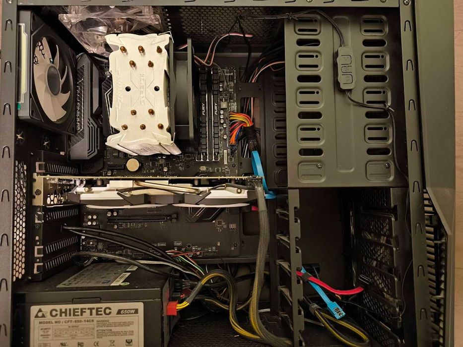ПК, компьютер Ryzen 5 5600G, GTX1060 6Gb, 32Gb RAM, 256Gb SSD