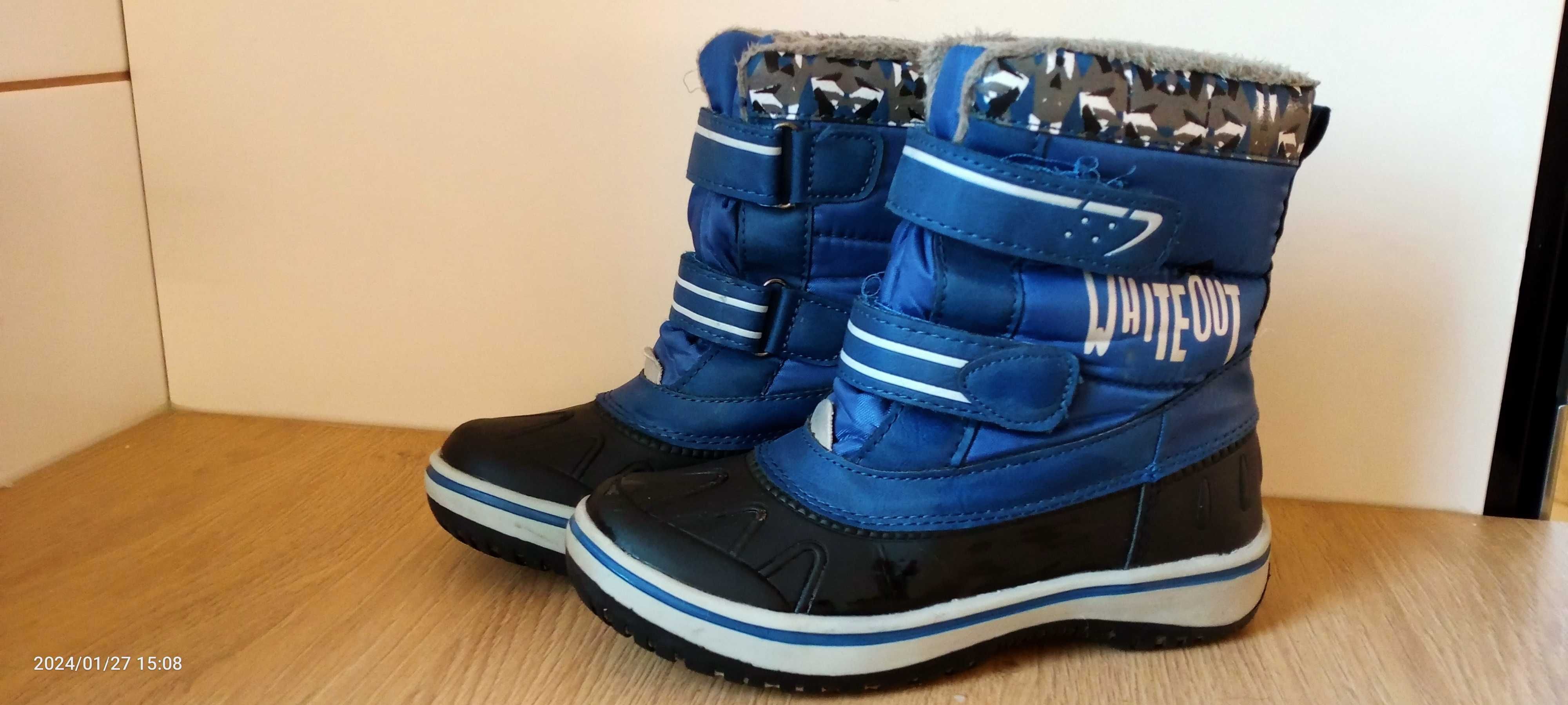 Buty śniegowce zimowe dla chłopca 31