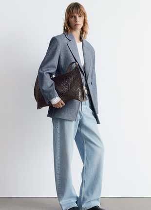 Натуральна шкіра, великий шопер оригінал & other stories