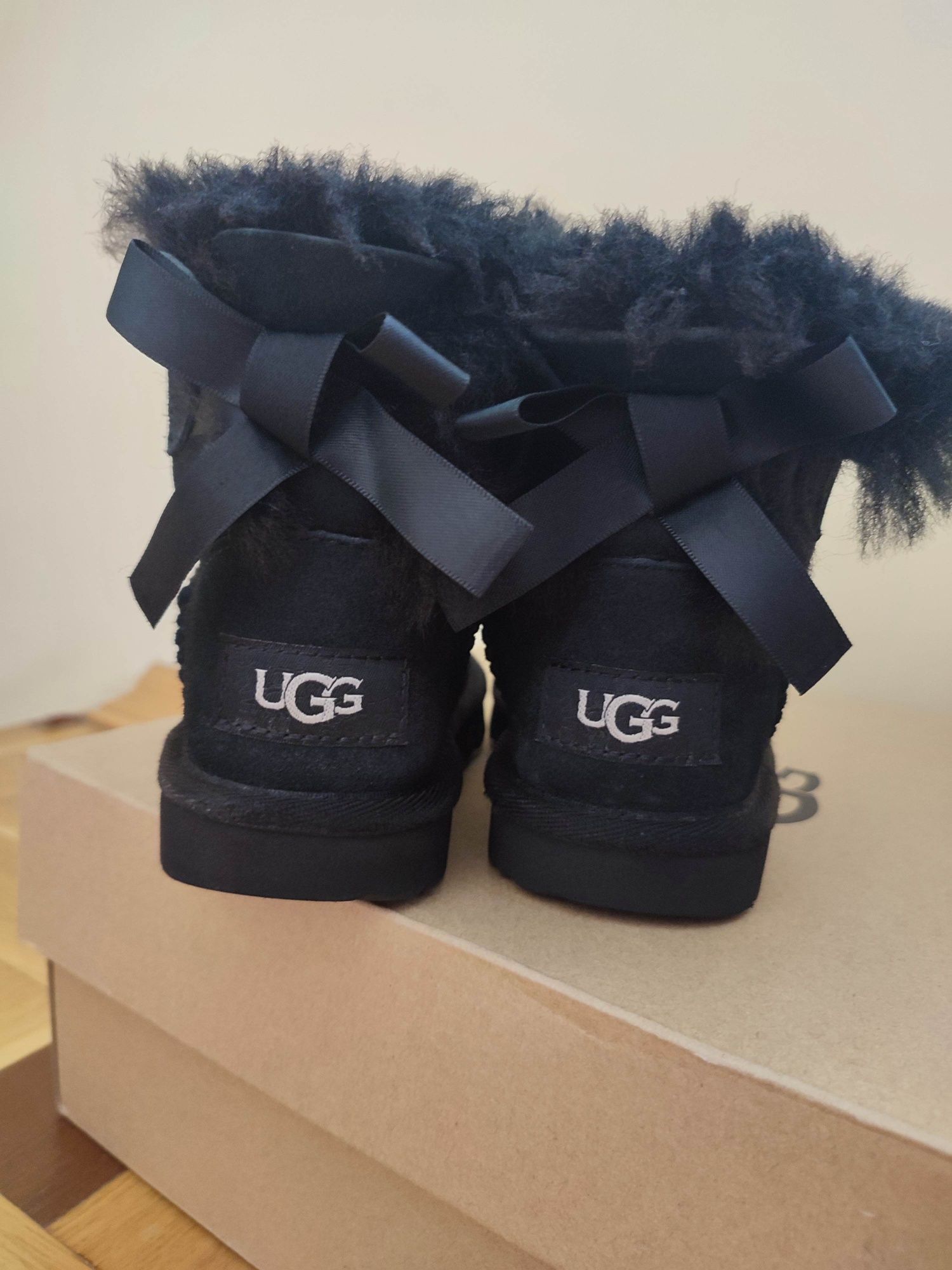 Ugg угги дитячі mini bailey bow 16-17см