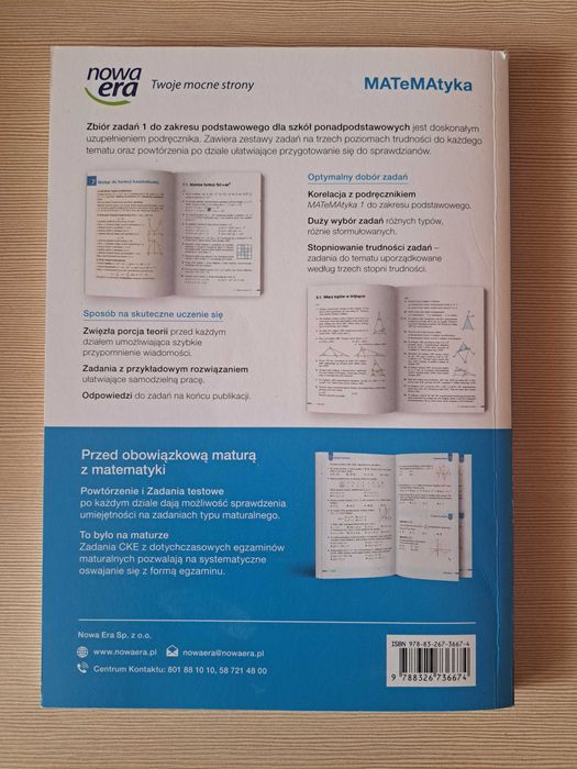 Matematyka 1 nowa era
