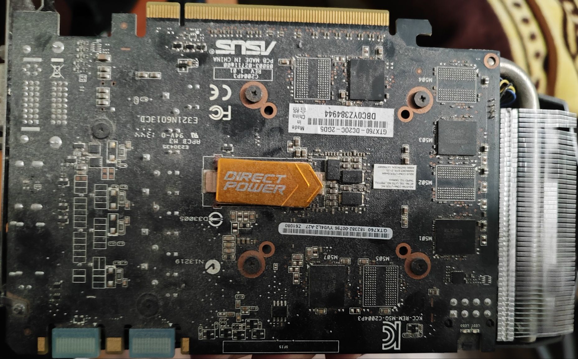 Продам відеокарту Asus GTX 760 2gb