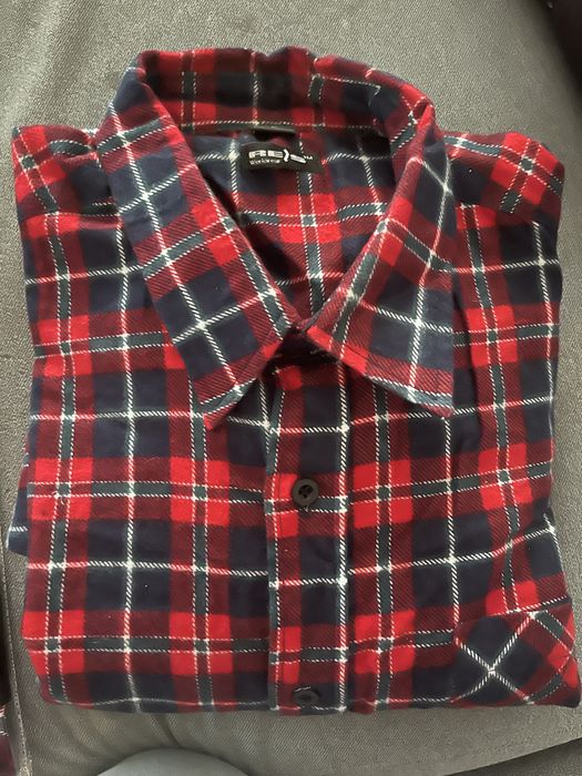 Koszula flanelowa ochronna uzywana bardzo dobry stan