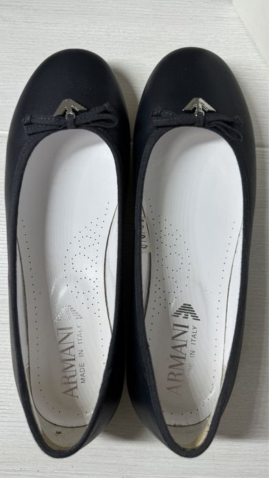 Шкіряні балетки Armani