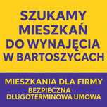 Bartoszyce – potrzebuję wynająć mieszkanie dla firmy