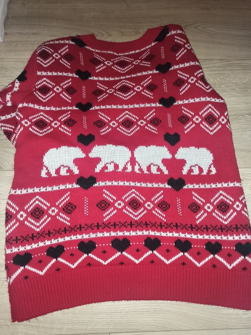 Sweter świąteczny uni r M/L