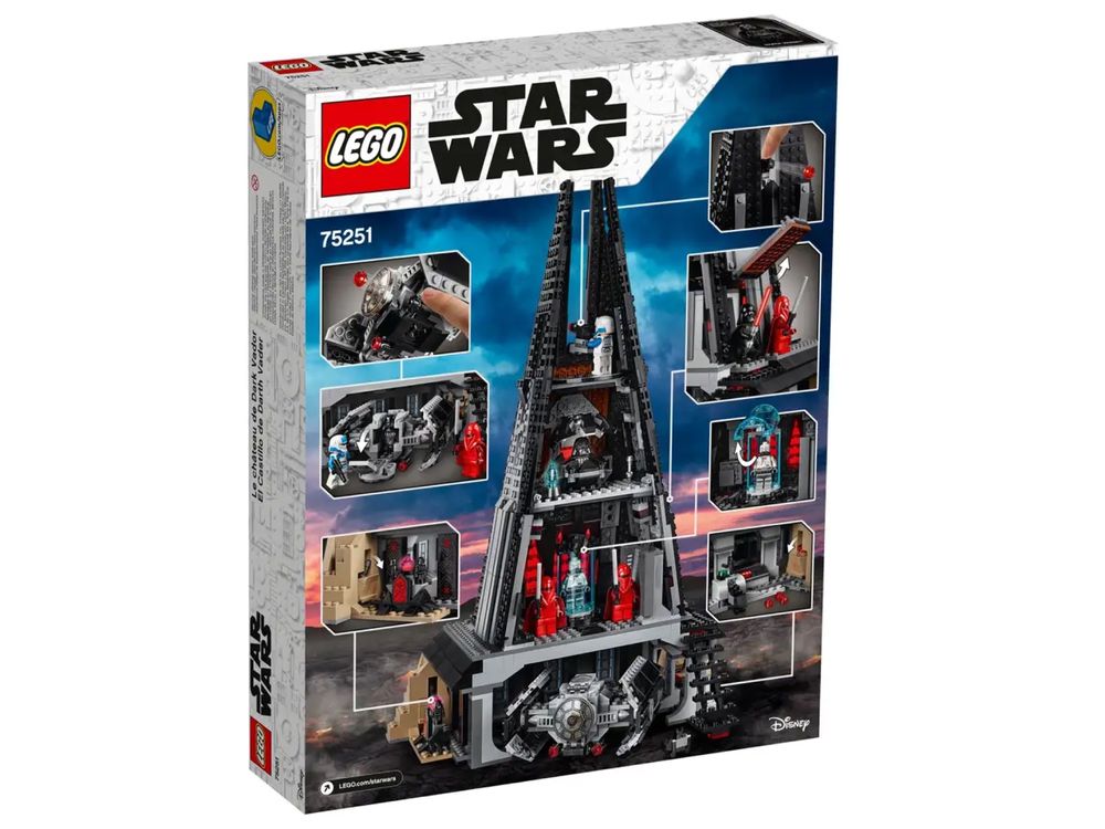 Lego Star Wars Darth Vader Castle 75251