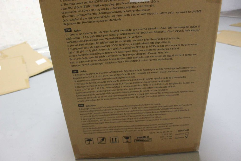 Cadeira auto BebeCar Multi.2 - Novo