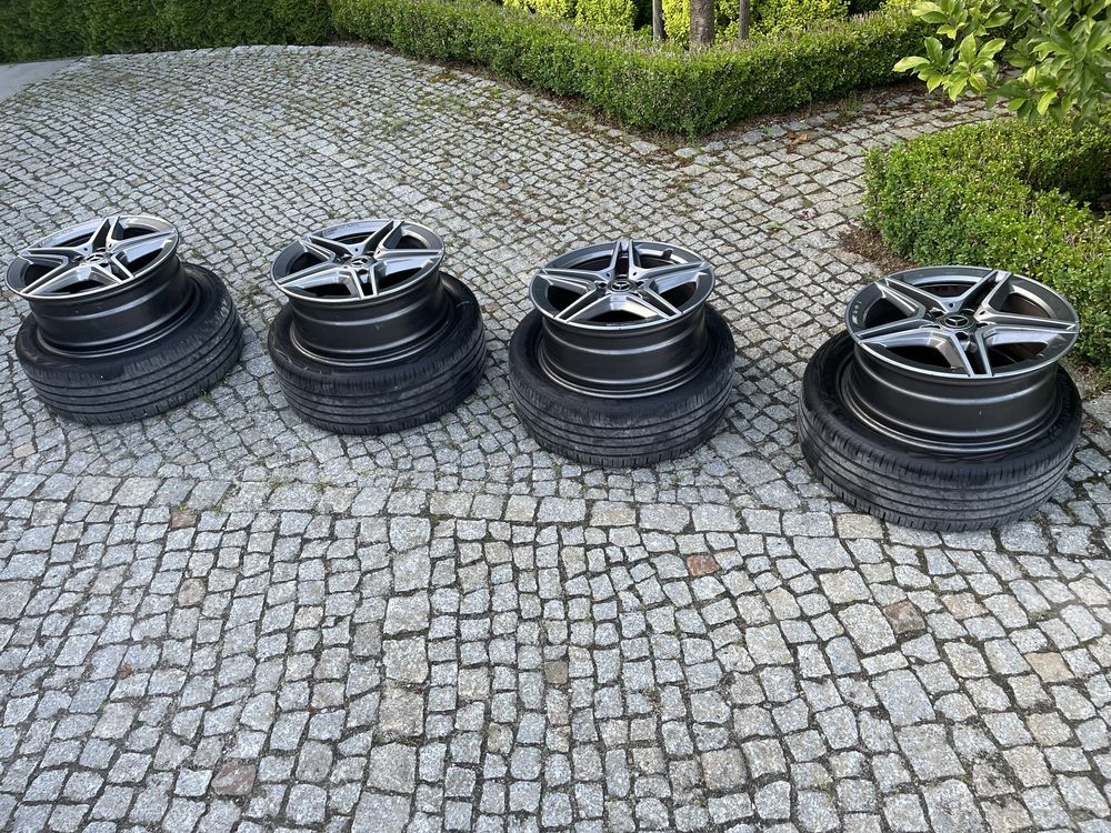 KOMPLET FELGI r18 AMG 5x112 mercedes w177 i CLA alufelgi