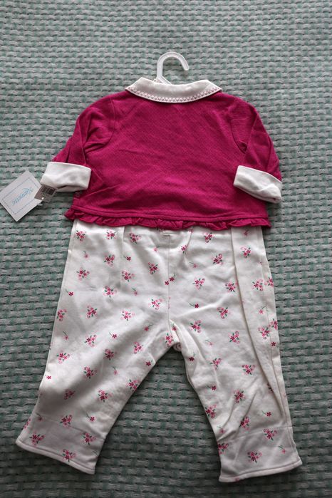 Комплект для девочки (человечки и кофточка) "Nannette"