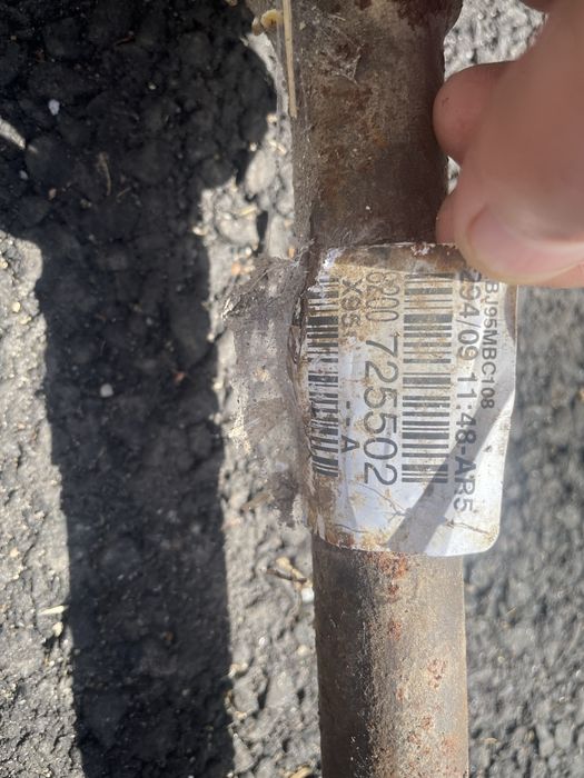 Напівісь рено меган сенік 3 права