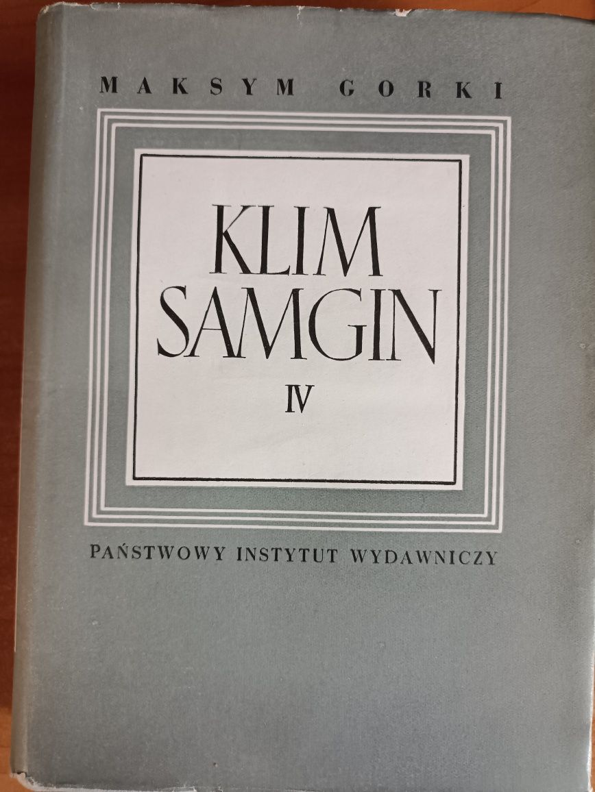 Maksym Gorki "Klim Samgin tom IV"