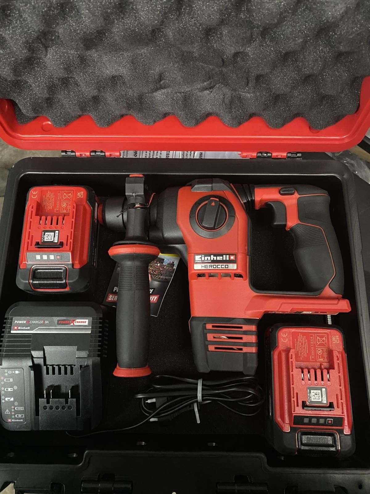 Перфоратор аккумуляторный Einhell HEROCCO Kit 5,2Ah×2шт.