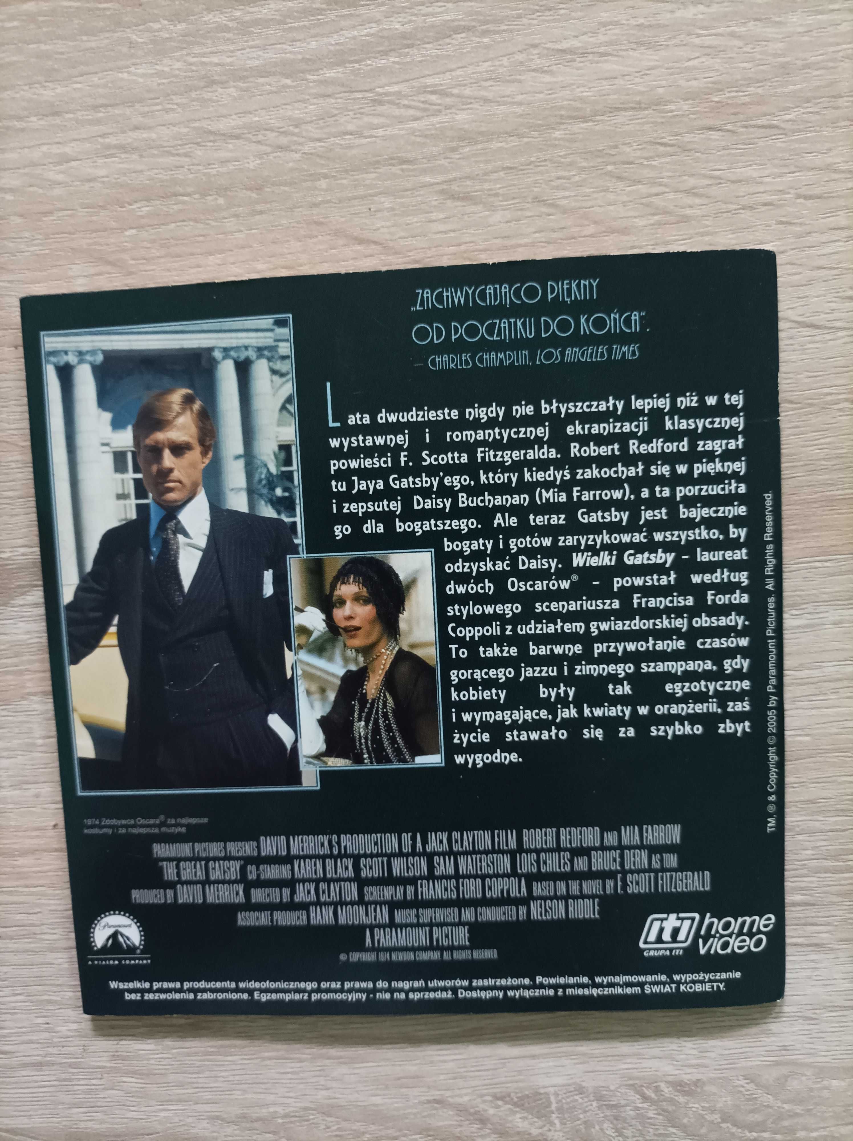 Film VCD Wielki Gatsby