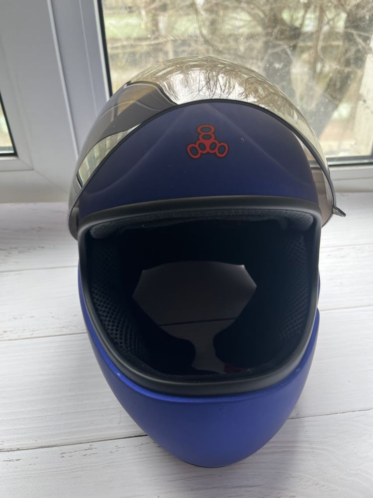 Прадам шлем   Шлем Triple8 T8 Racer Blue Rubber размер S/M