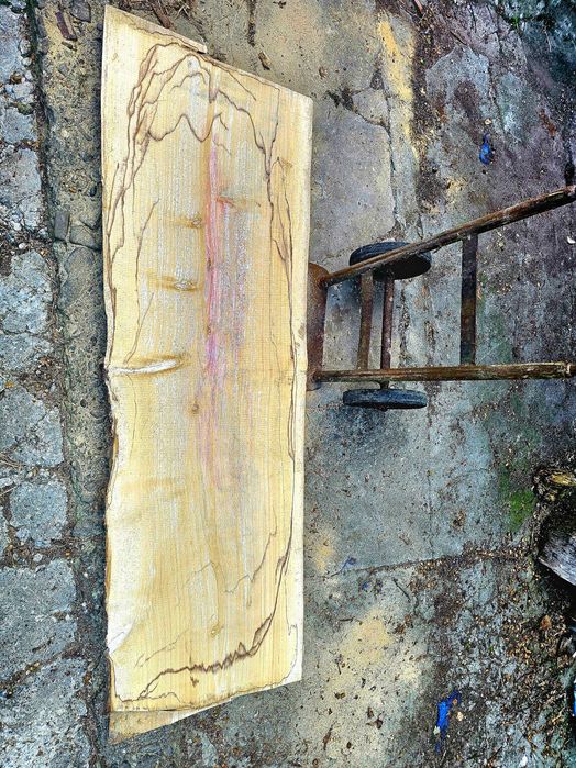 Topola blat lite drewno monolit Forszt. 200x90x10 Sezonowane