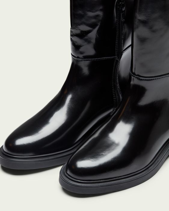 Високі шкіряні черевики Scotch & Soda Amsterdam Hailley Stiefel - 39р.
