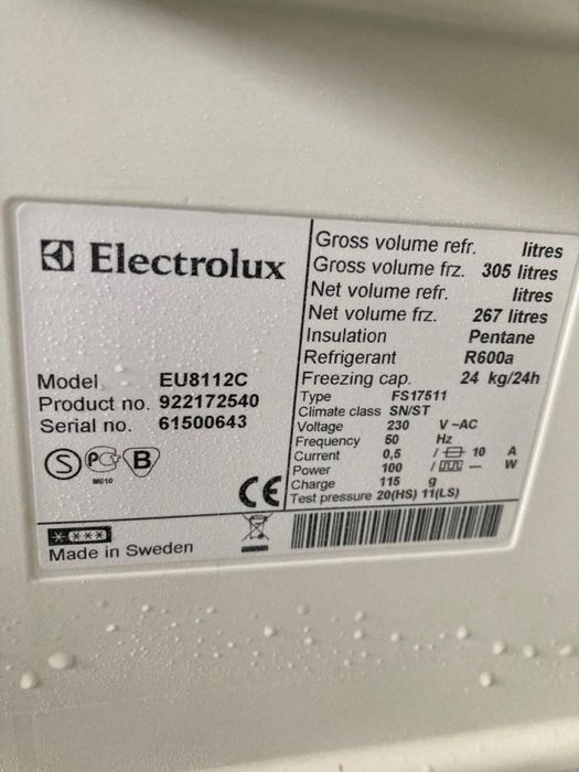 Zamrażarka pionowa szufladowa Electrolux 175 cm