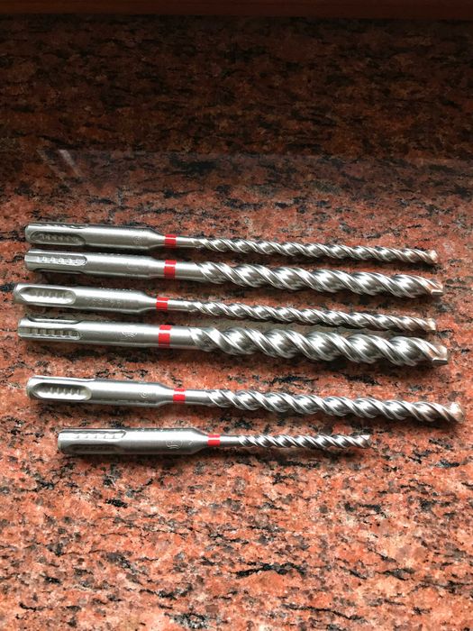Wiertła Hilti (6szt.) fi8/fi10/mix