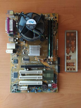 Материнская плата ASUS P5GPL-X + Intel Pentium 4 630, LGA 775