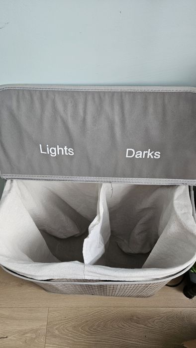 Bambusowy kosz na pranie  100L