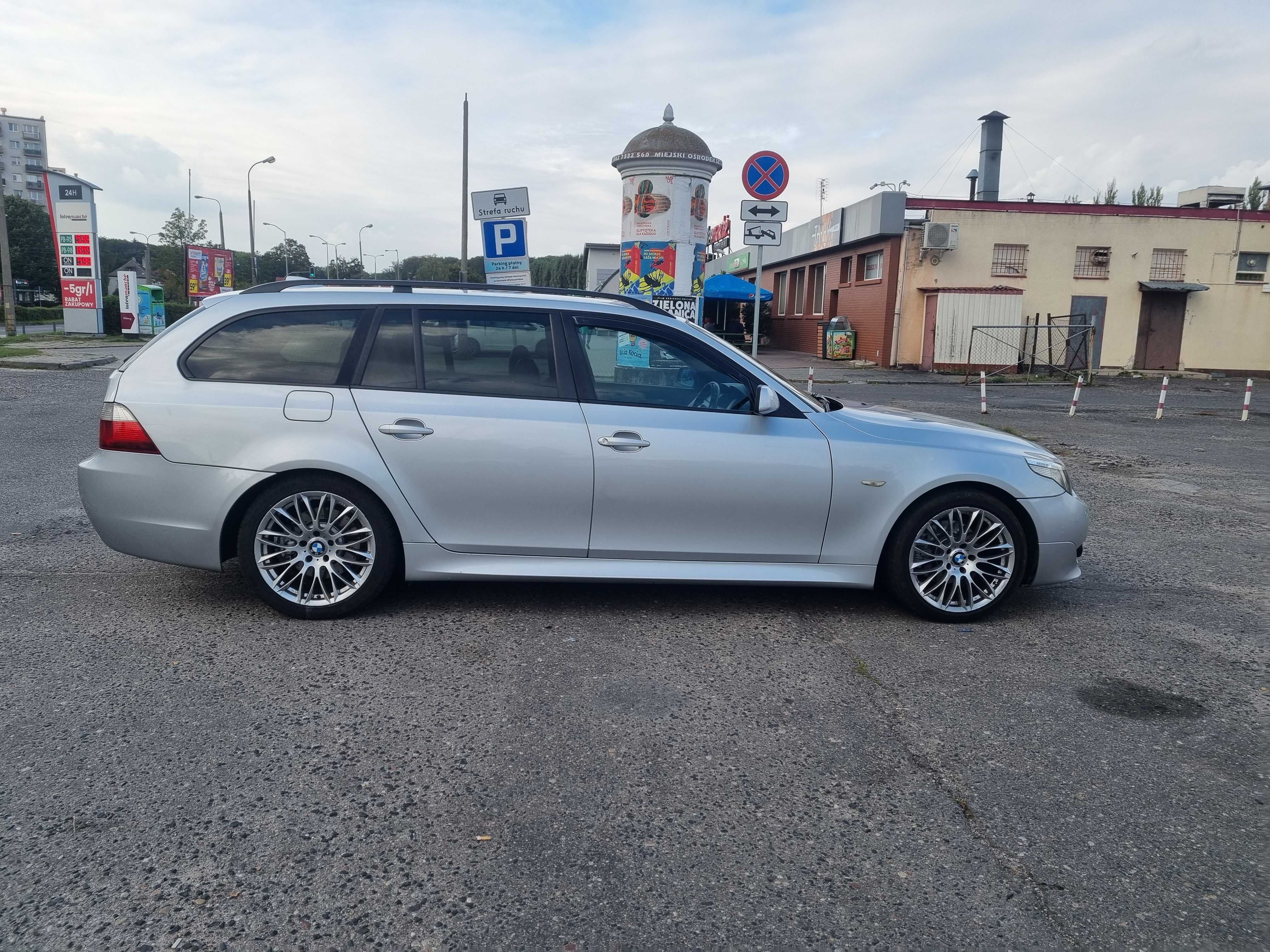 Bmw e61 ori m-pakiet 2.5d 177km automat titansilber wszystkie czesci!