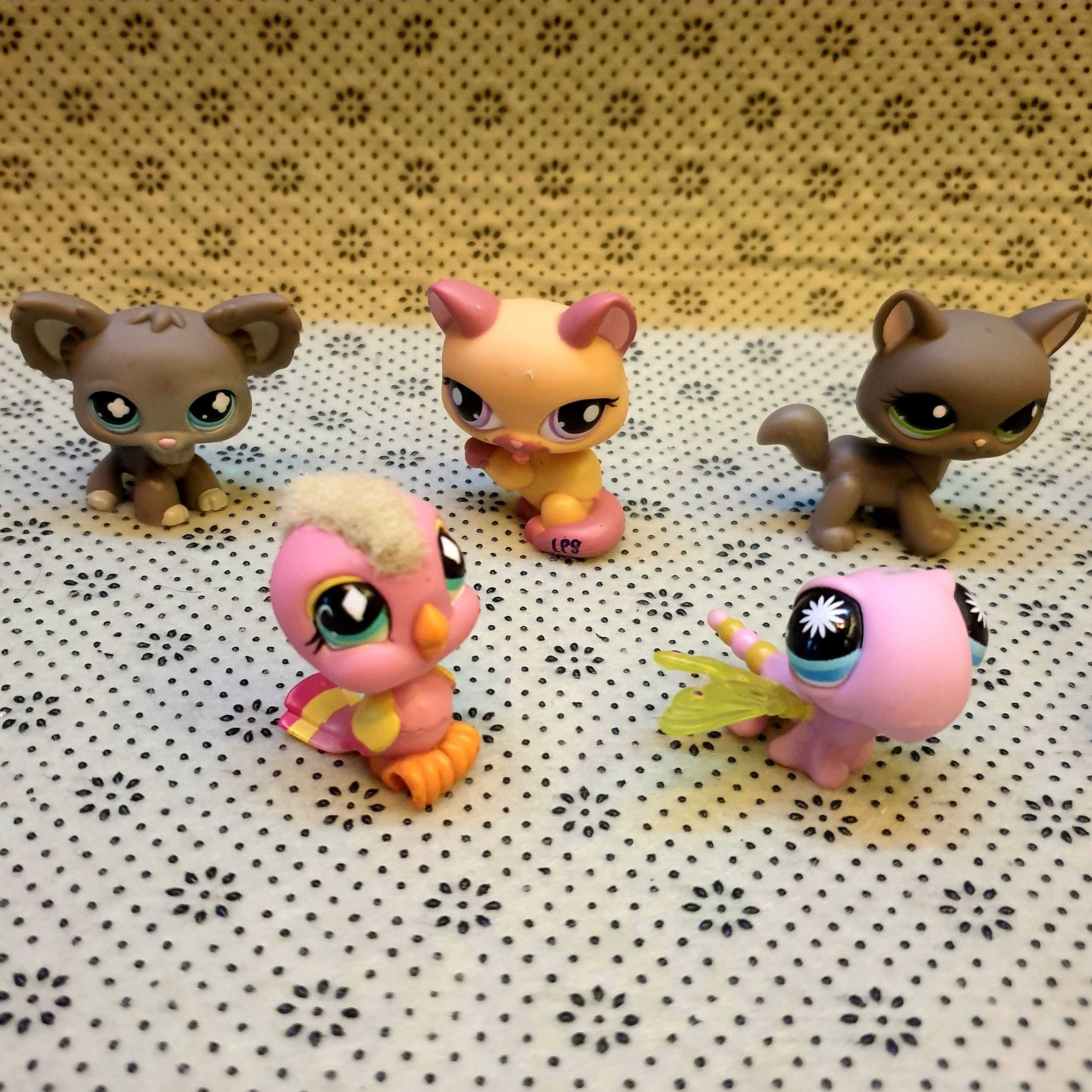 Littlest Pet Shop 9 rzadkich figurek - oryginalne LPS Zestaw 2 z 3