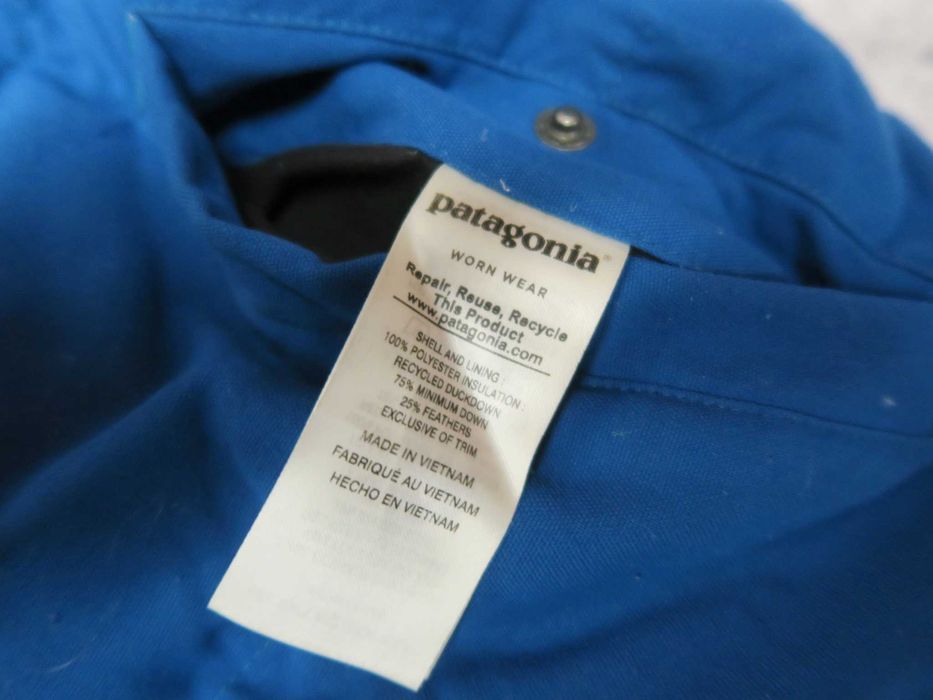 Patagonia dwustronna puchowa kamizelka bezrękawnik L