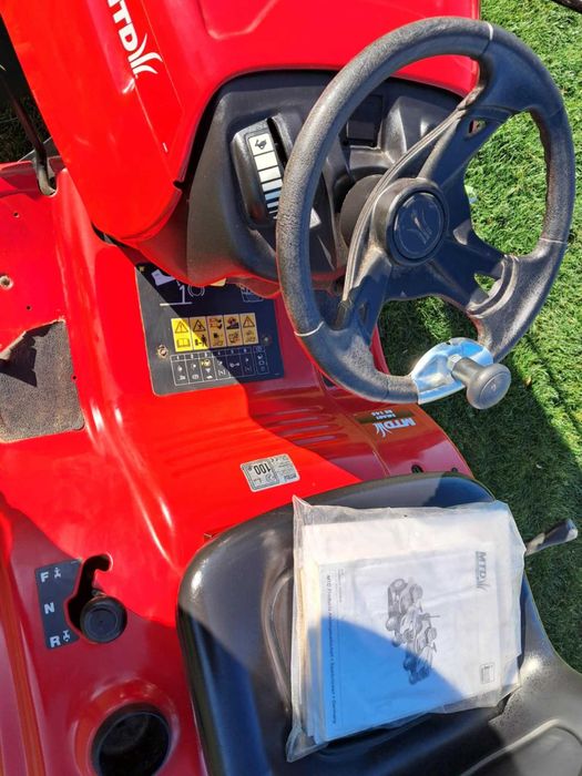 Kosiarka Traktorek SMART MTD RE145 kosz + pług