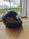 Kask motocyklowy HJC TR-1 czarny, blenda.