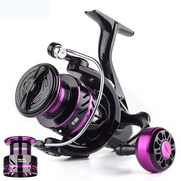 Kołowrotek spinningowy HP-3000 Nowy ! Fioletowo-czarny.