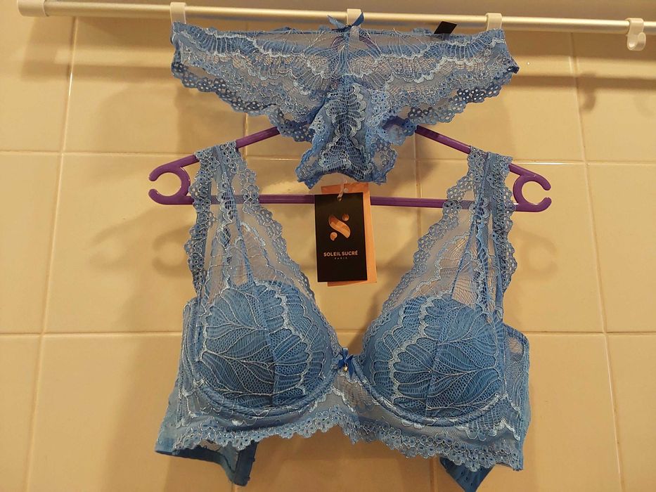 Lingerie Renda Conjunto Soutien e Cuecas da Soleil Sucre