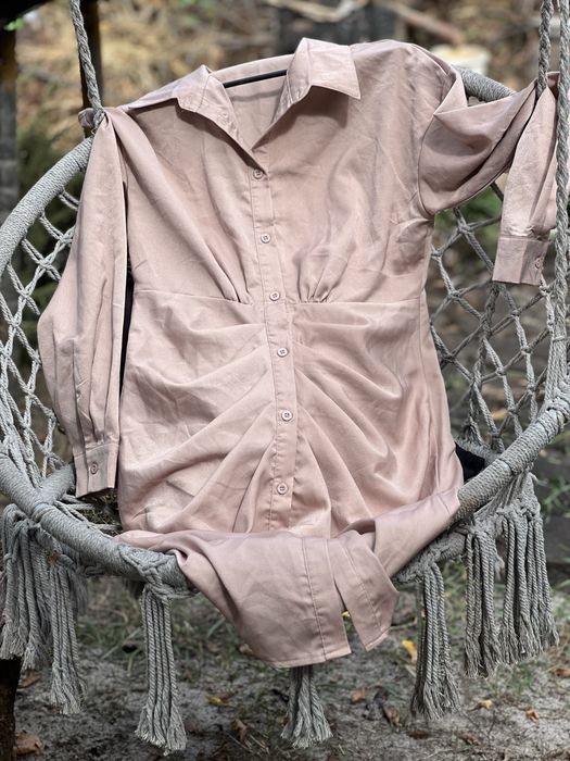 Сукня міді атласна