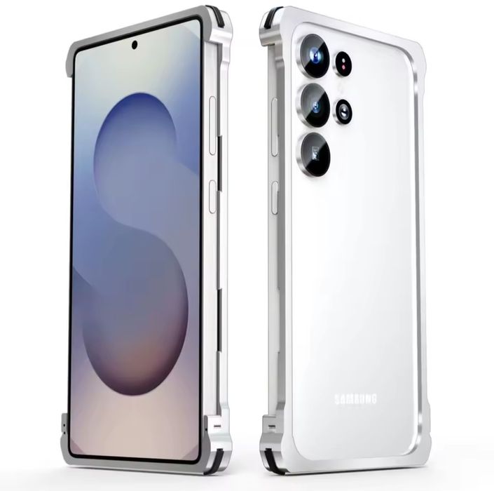 Розкішний металевий чохол-бампер для телефону Samsung Galaxy S24 Ultra