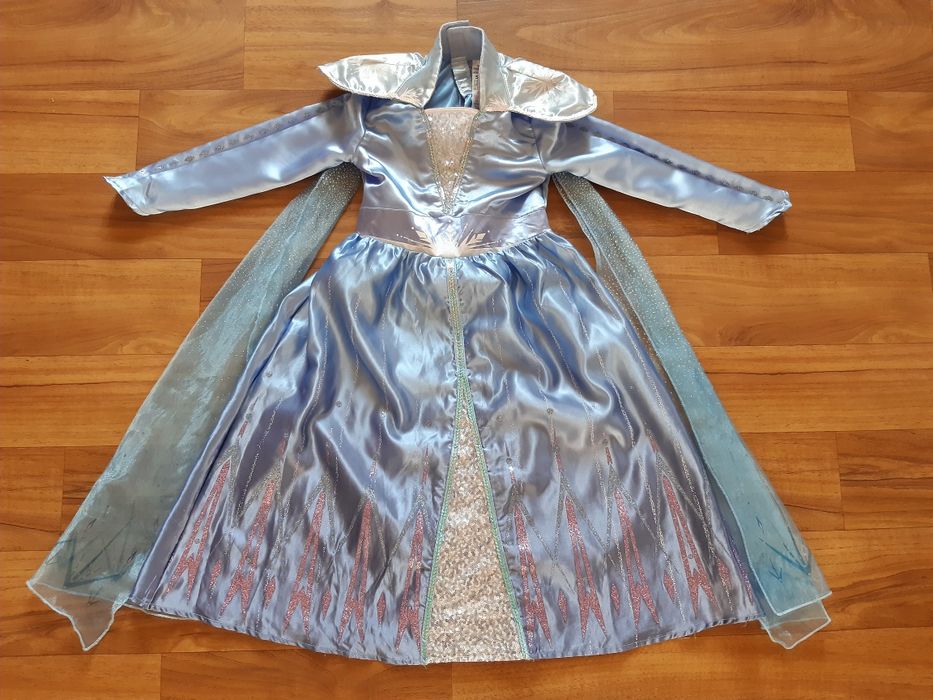 Elsa Frozen II Kraina Lodu 2 strój przebranie kostium