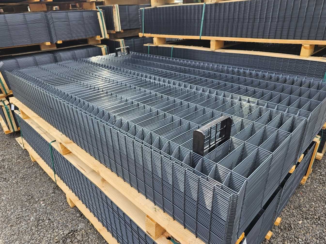PRODUCENT Ogrodzenie panelowe 3D 2D h- 123cm Panel, Podmurówka
