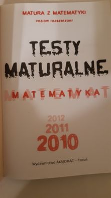 Testy maturalne Matematyka ROZSZERZONA, Aksjomat