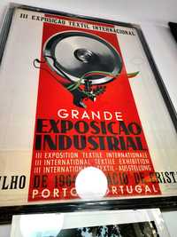 Quadro publicidade original Exposição industrial de 1964