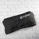 Муфта зимова суцільна для рук на коляску з вишивкою cybex на флісі