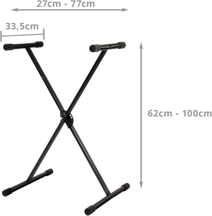 Nowy statyw do keyboard Classic Cantabile, stojak do klawiszy stabilny